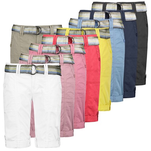 Damen bermuda shorts mit - bermuda,