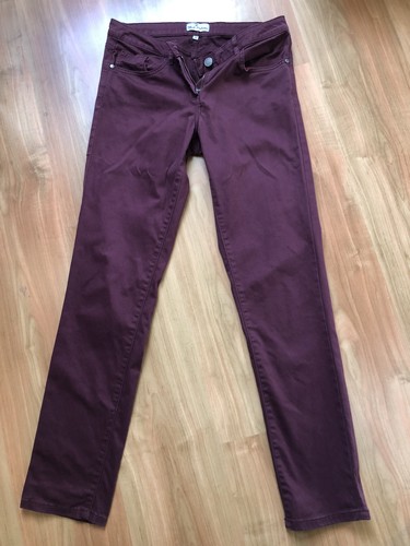 Bordeauxfarbene stoffhose hose - stoffhose,