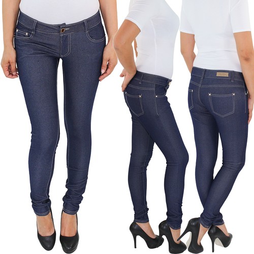 Damen skinny jeggings slim fit - damen,