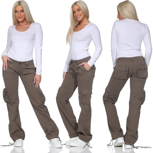Damen cargo hose - cargo, oliv