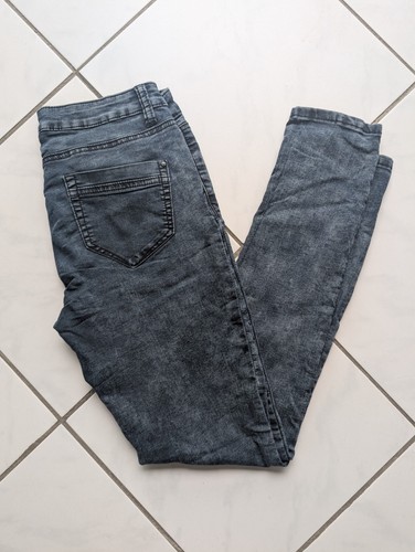 Dünne stoffjeans hüfthose - dünne,
