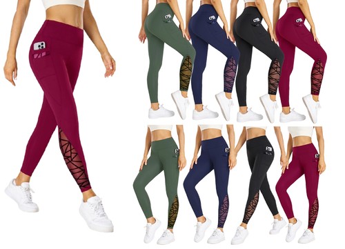 Damen fitness leggings - damen, zwei