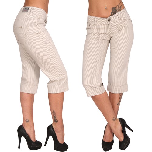 Hose capri niedrige damen - 3/4,