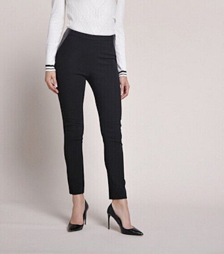 Stoff und lederhose schwarz - stoff-,